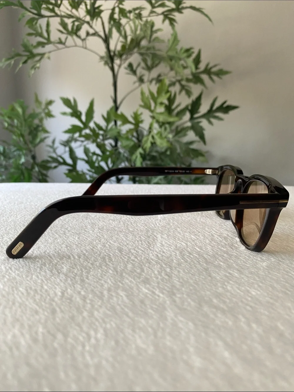 Tom Ford Square Sunglasses | TF1122D, Dark Havana/Light Brown
